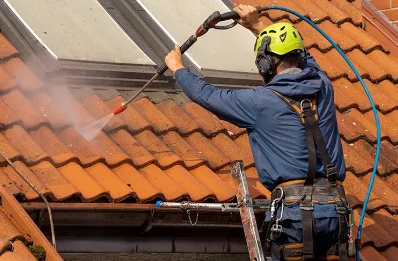 Démoussage et hydrofuge de toiture à Anet